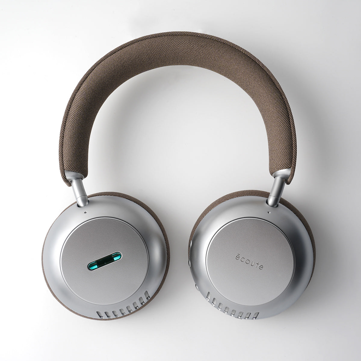 Satin Aluminum TH1 Closed-Back Audiophile Headphones with Vacuum Tube Preamp Bundle — 3.5mm cable included